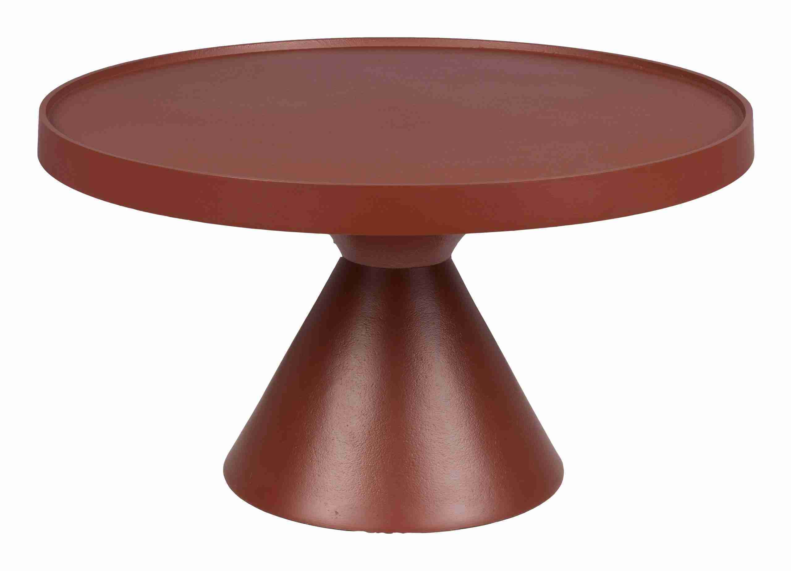 Zuiver Ronde Salontafel 'Floss' 60cm, kleur Marsala