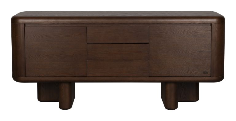 Dutchbone TV-meubel Herman Walnootlook, 160cm - Bruin