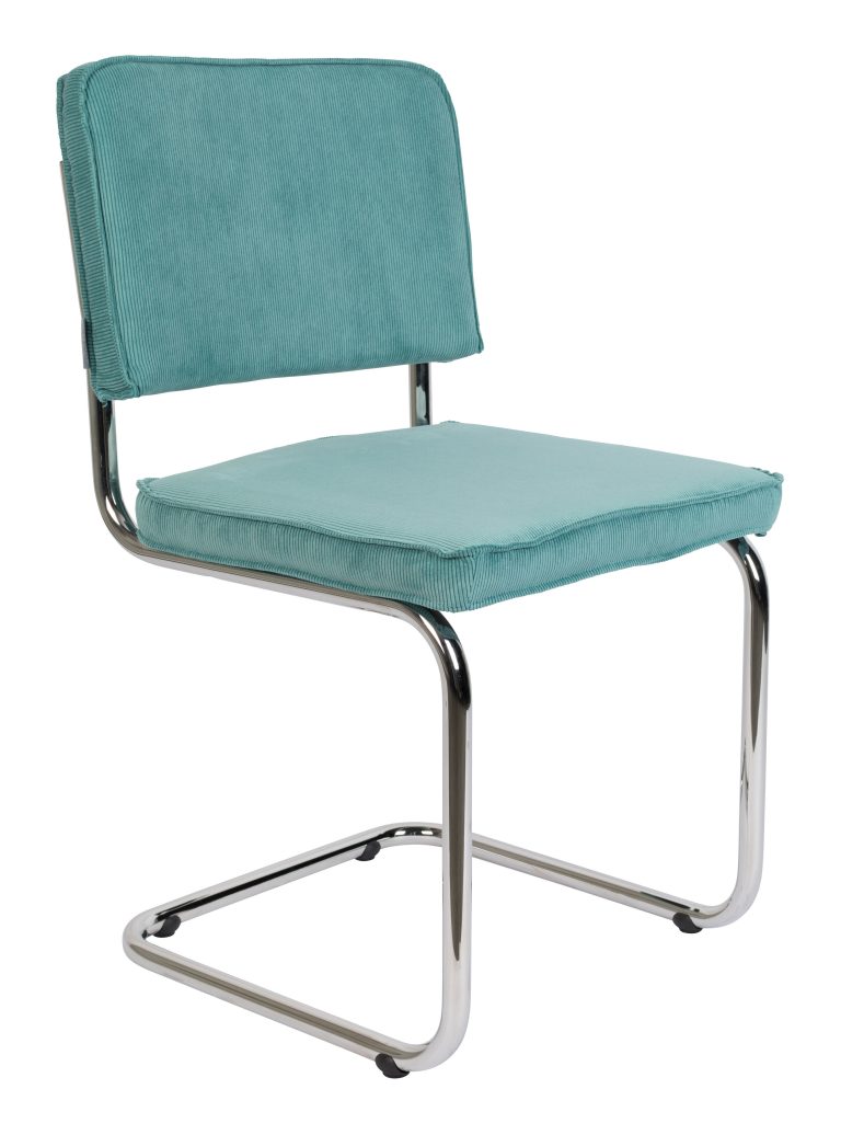 Zuiver Eetkamerstoel 'Ridge' Rib, kleur Blauw