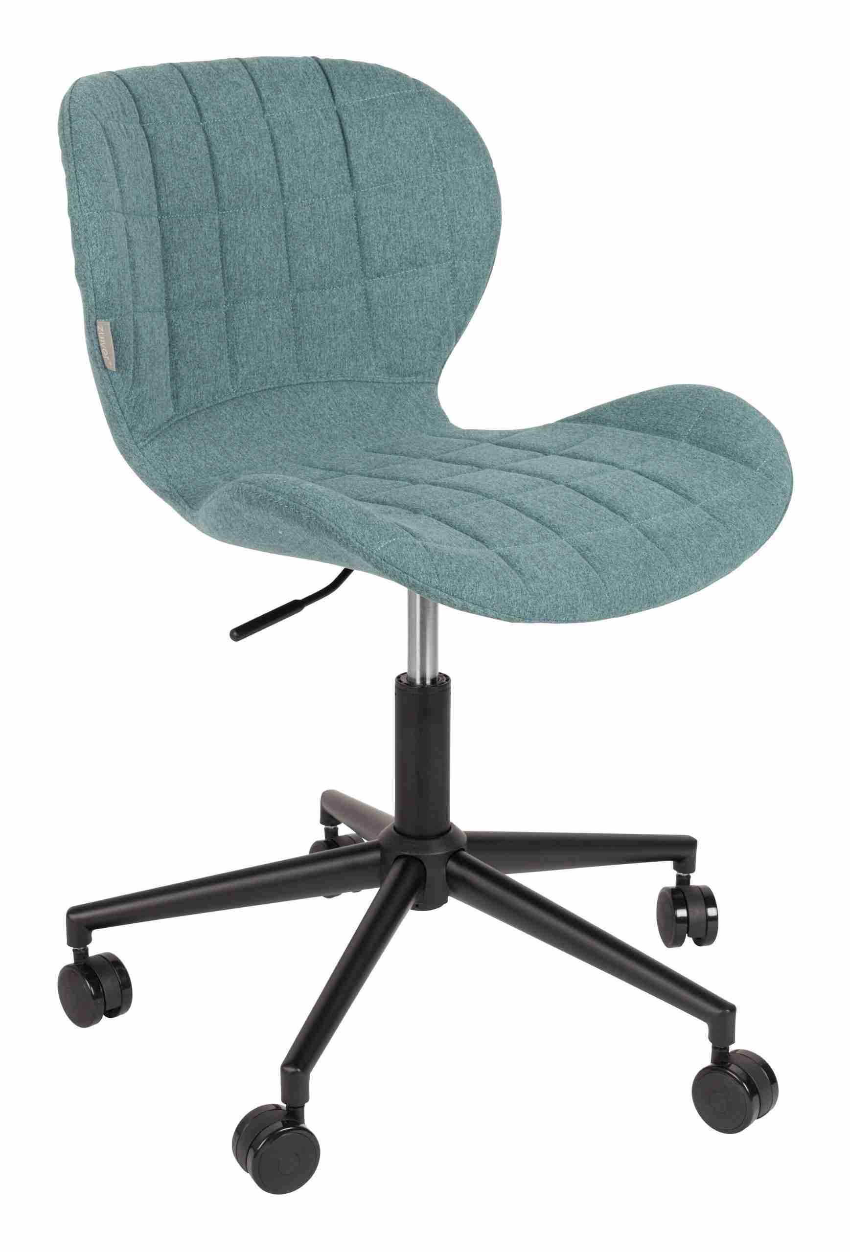 Zuiver Bureaustoel 'OMG' Stof, kleur Blauw