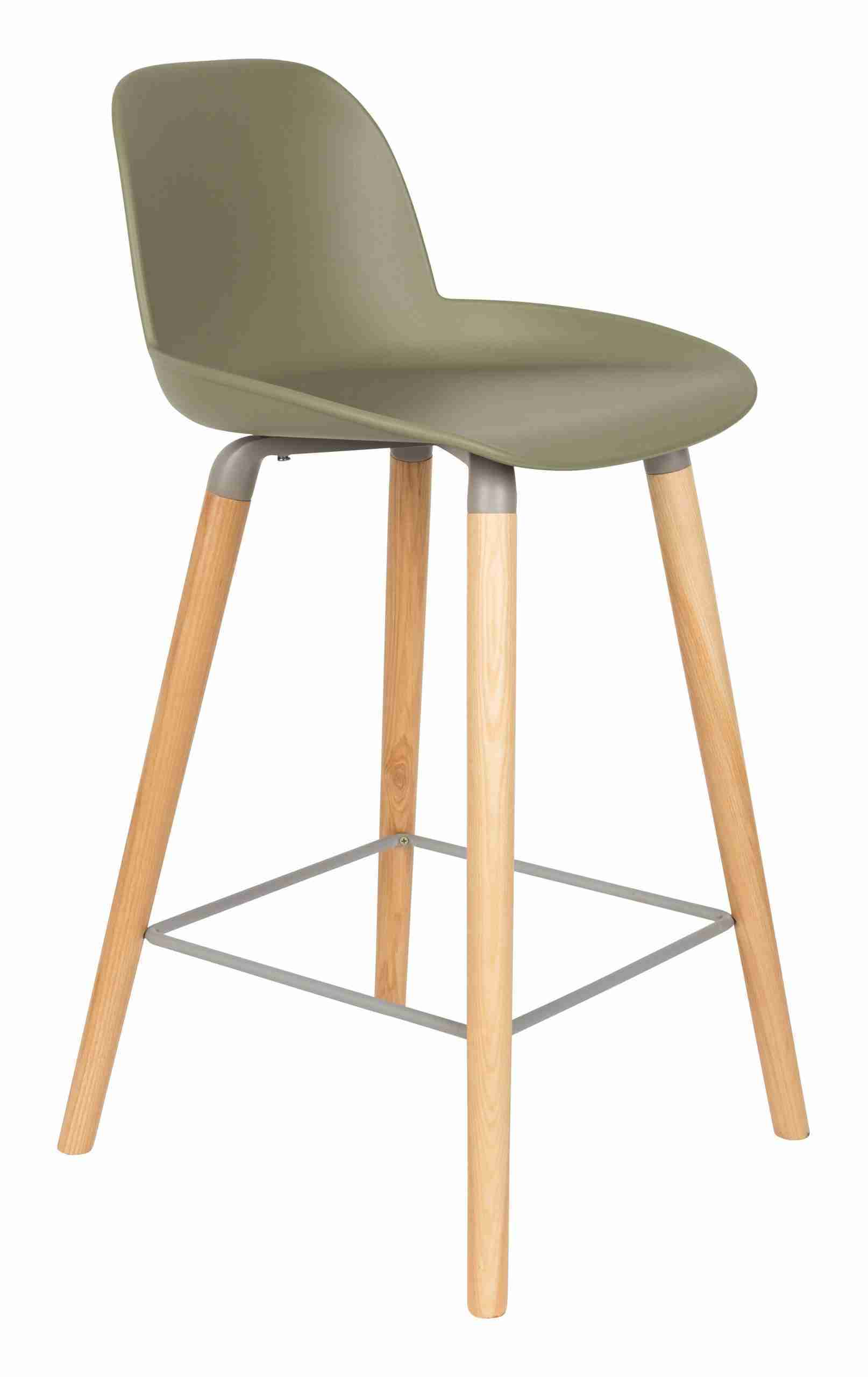 Zuiver Barstoel 'Albert Kuip' PP, kleur Groen (zithoogte 65cm)