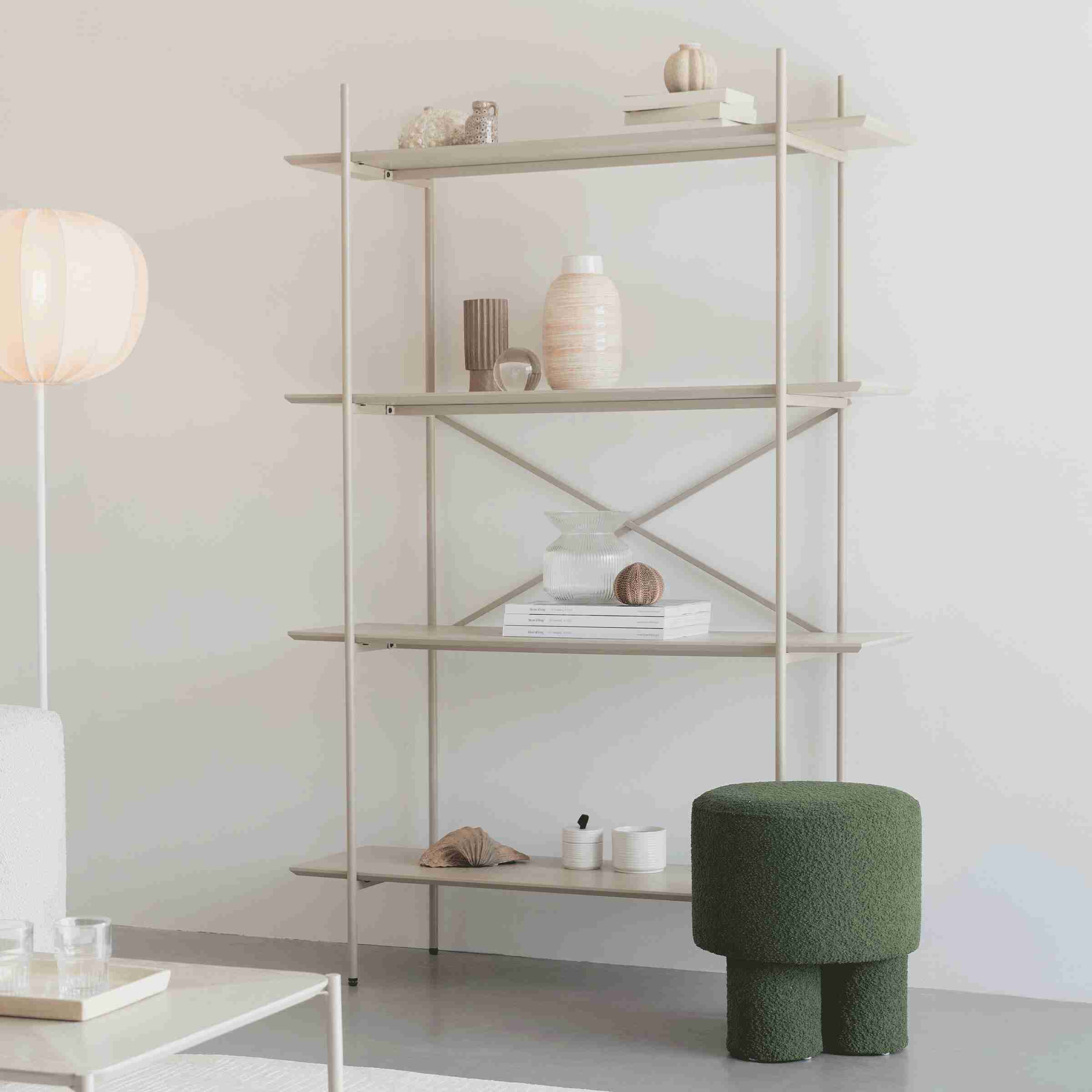 ZILT Wandkast 'Aditya' 180 x 120cm, kleur Beige