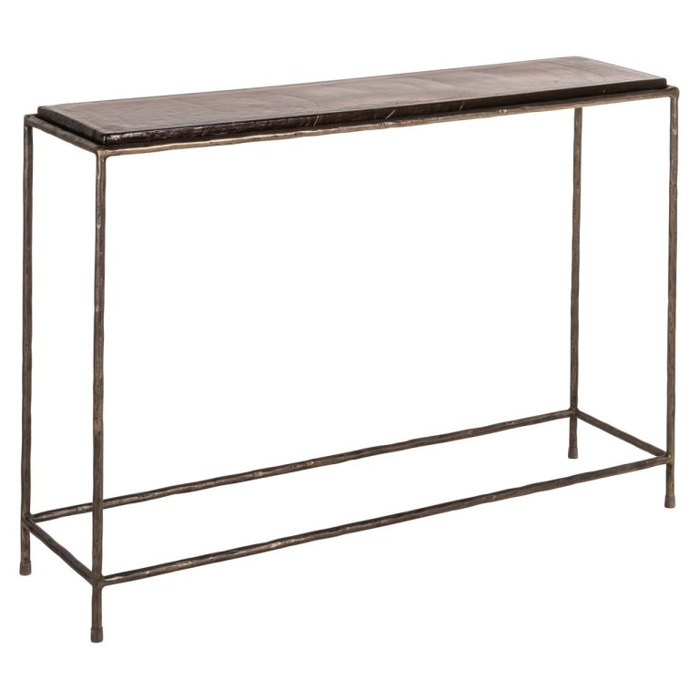 Richmond Sidetable Villano Bronskleurig glas, 110cm