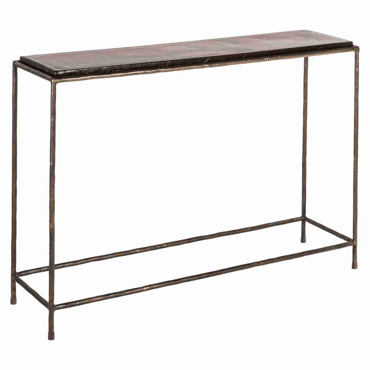 Richmond Sidetable Villano Bronskleurig glas, 110cm