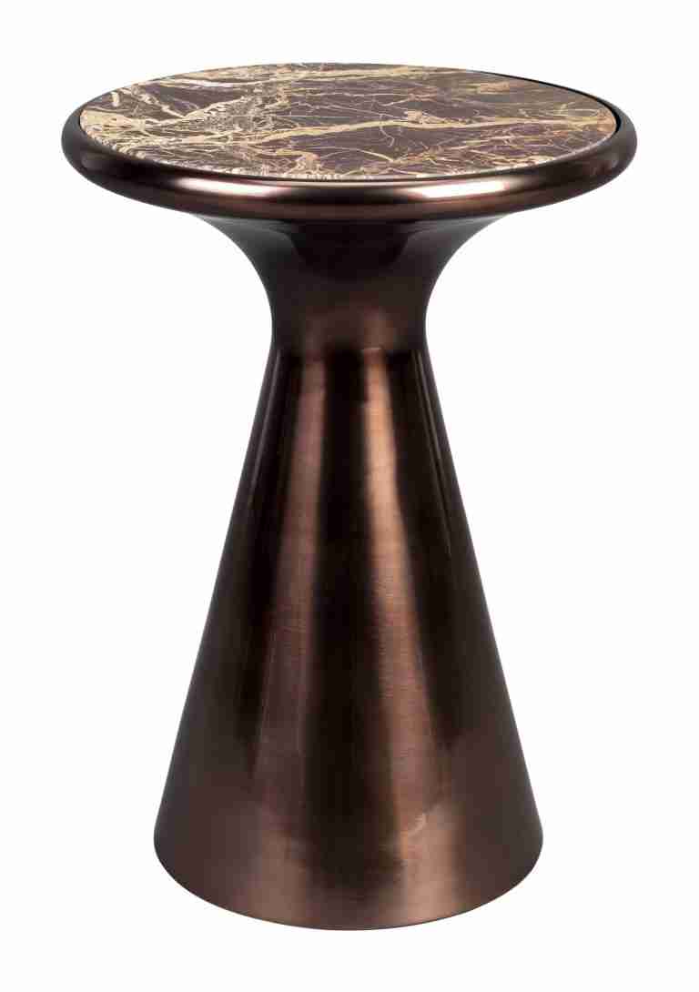 Dutchbone Ronde Bijzettafel 'Mount' Marmer, 32cm