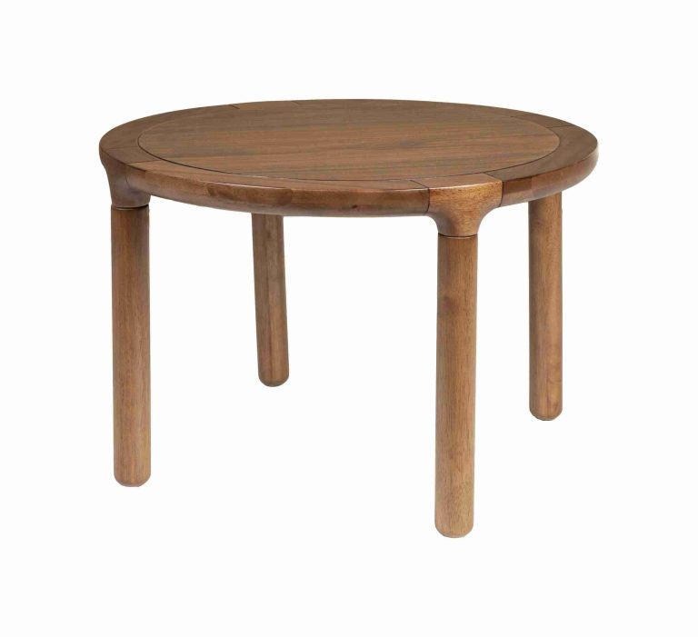Zuiver Ronde Salontafel 'Storm' Eikenhout, 60cm, kleur Walnoot
