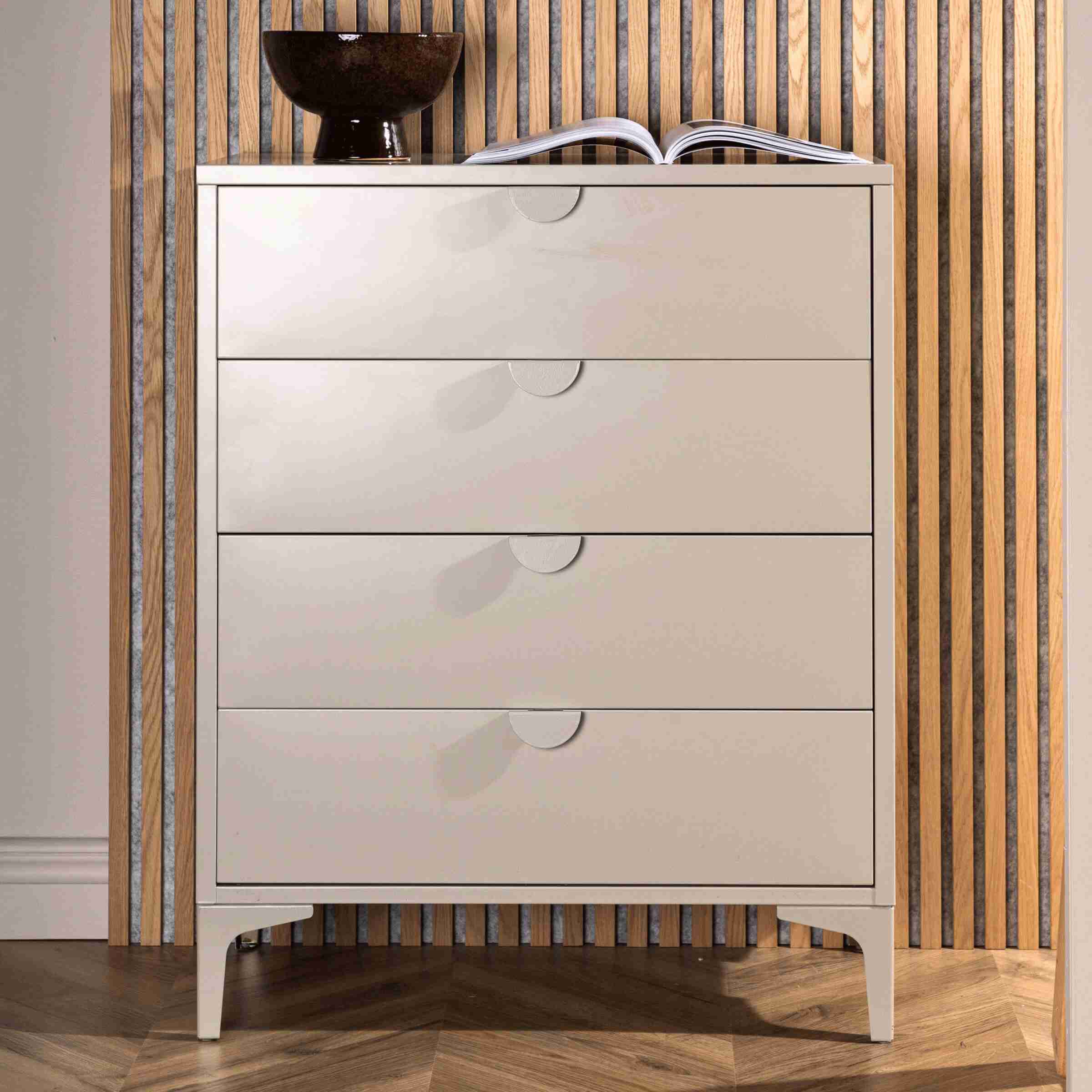 Nohr Ladekast 'Danyella' Met 4 laden, kleur Beige