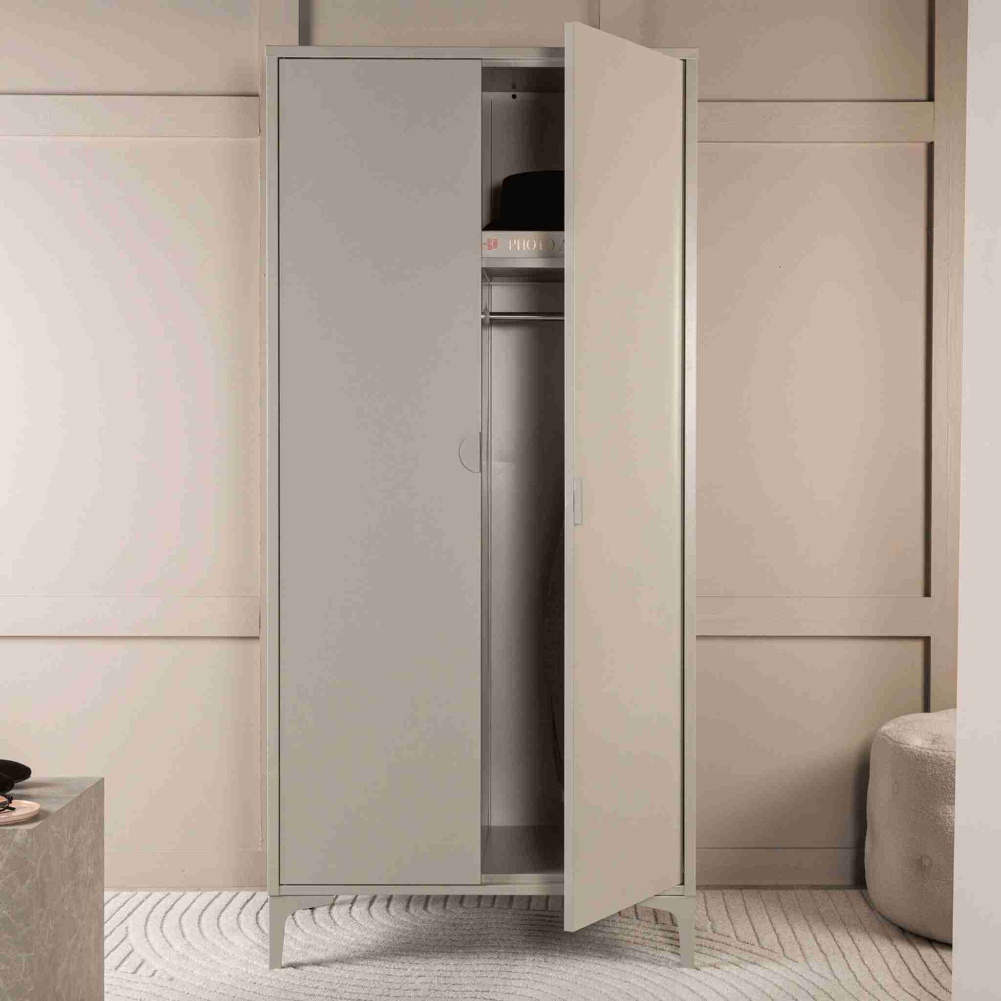 Nohr Kledingkast 'Danyella' 183 x 85cm, kleur Beige