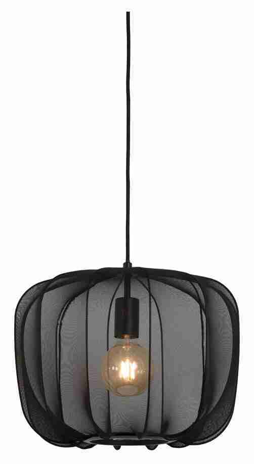 Light & Living Hanglamp 'Plumeria' 40cm, kleur Zwart