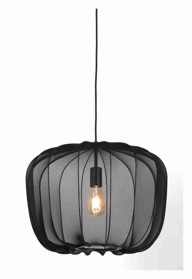 Light & Living Hanglamp 'Plumeria' 50cm, kleur Zwart
