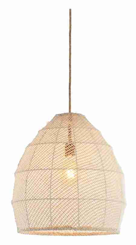 Light & Living Hanglamp 'Makassar' 42cm, kleur Crème