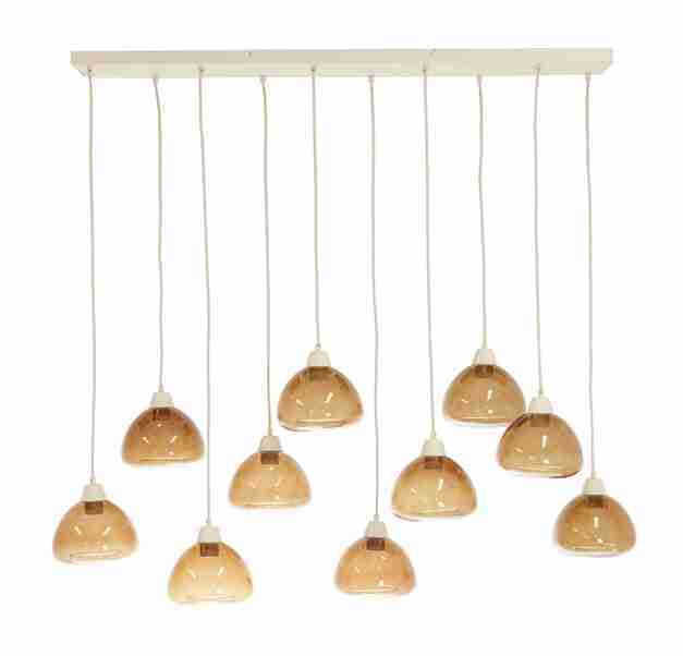 Light & Living Hanglamp 'Bisho' 10-Lamps, kleur Bruin