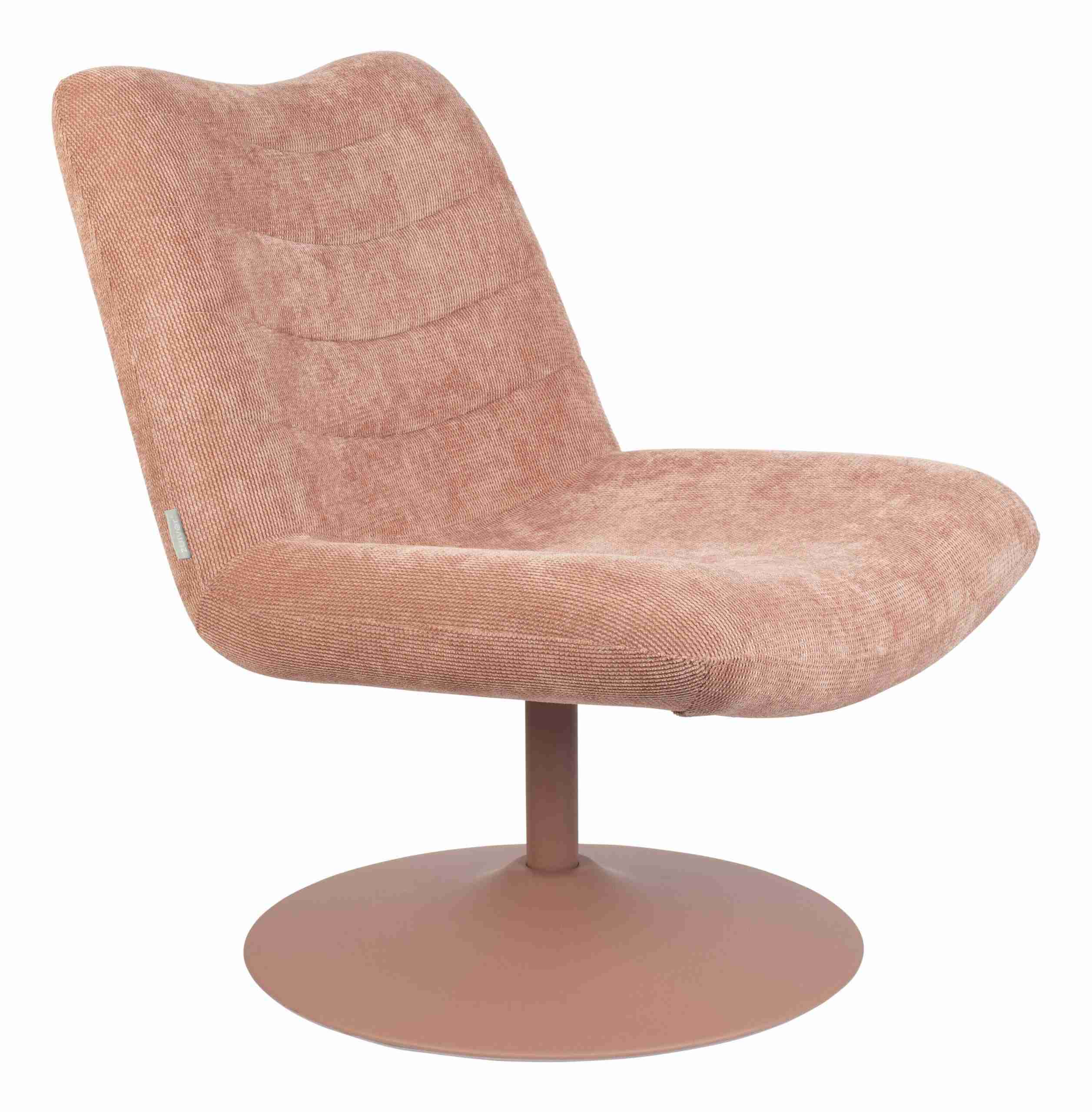 Zuiver Draaibare Fauteuil 'Bubba' kleur Roze