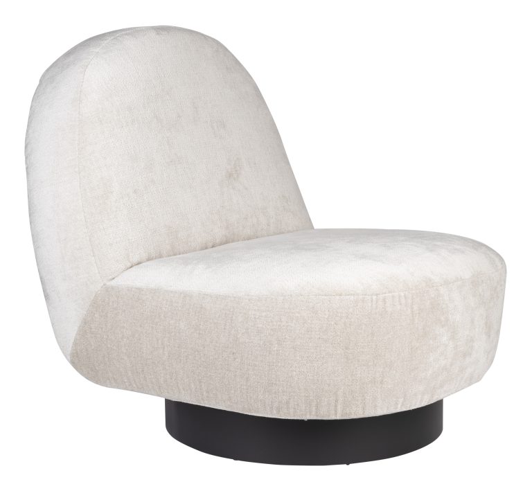 Zuiver Draaifauteuil 'Eden' kleur Zand