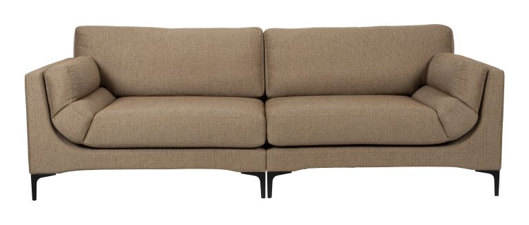 Zuiver 3-zits Bank 'Balcony' kleur Caramel