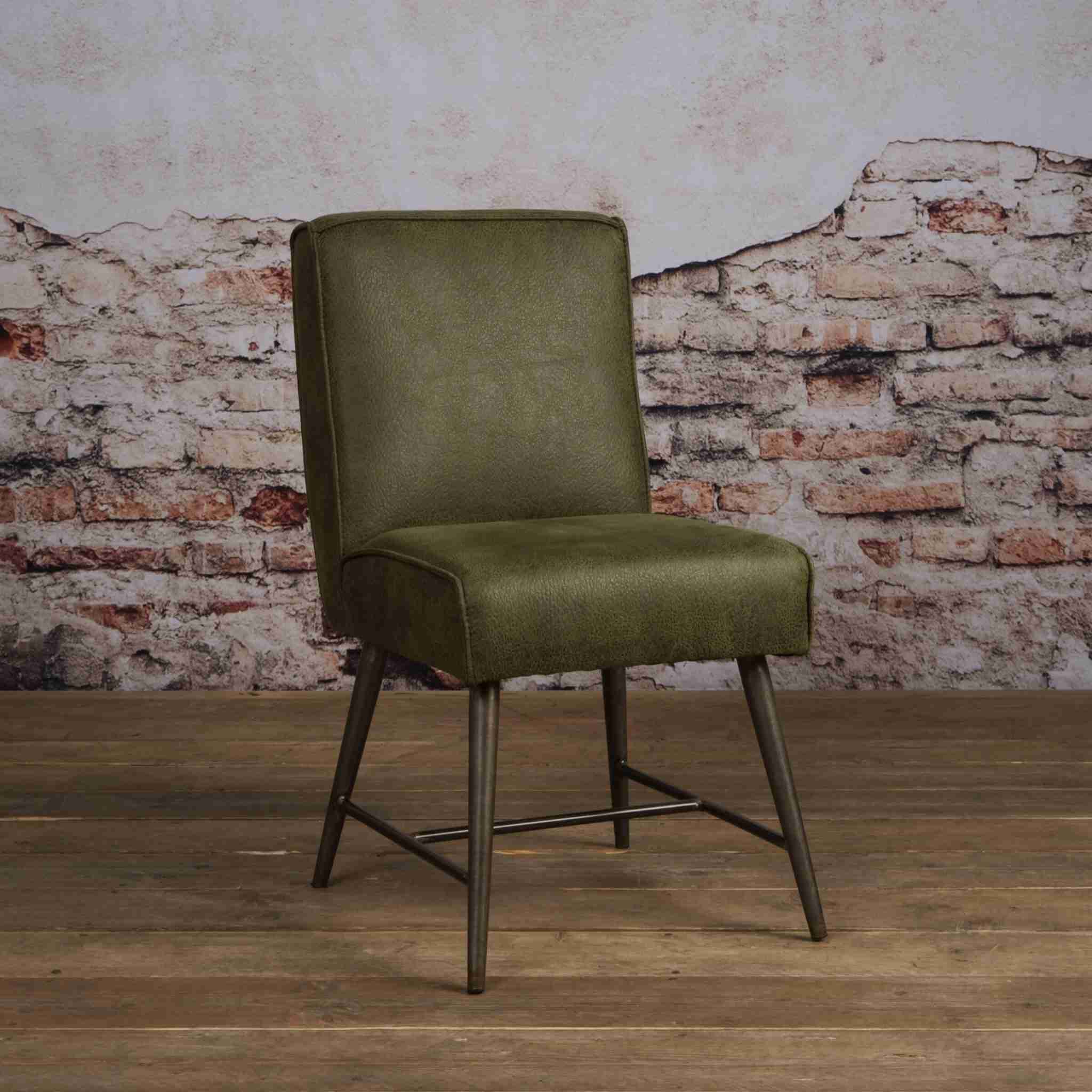 Tower Living Eetkamerstoel 'Belmonte', kleur groen