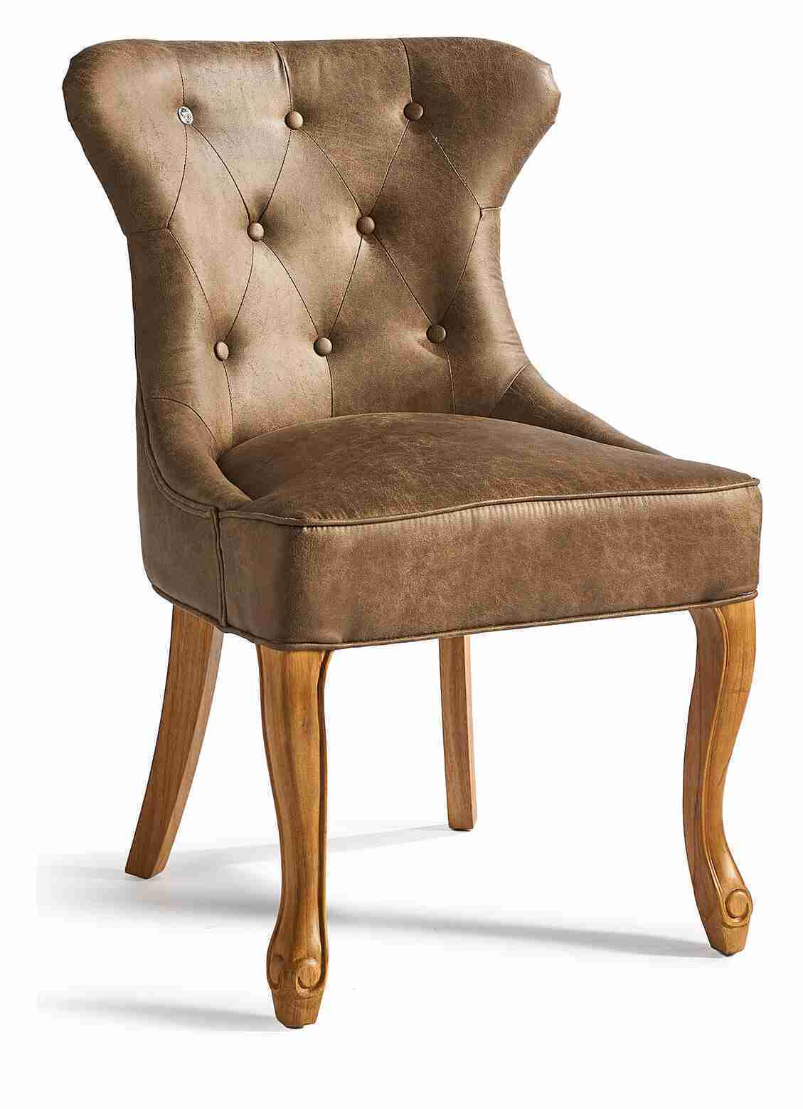 Rivièra Maison Eetkamerstoel 'George' Pellini, kleur Coffee