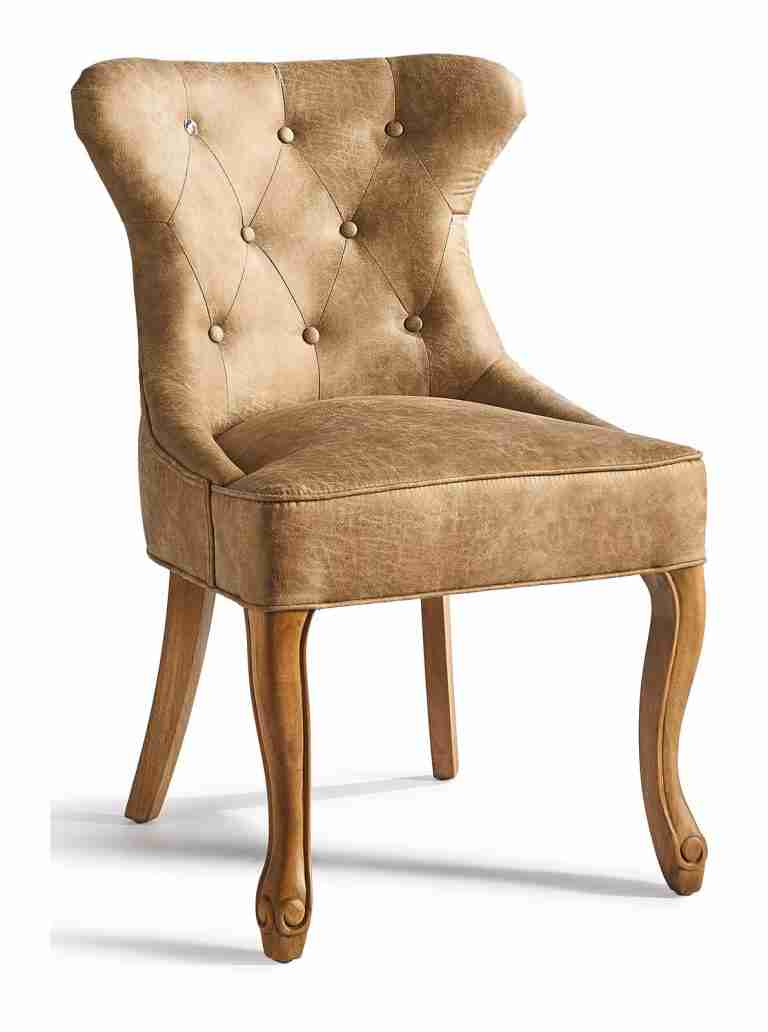Rivièra Maison Eetkamerstoel 'George' Pellini, kleur Camel
