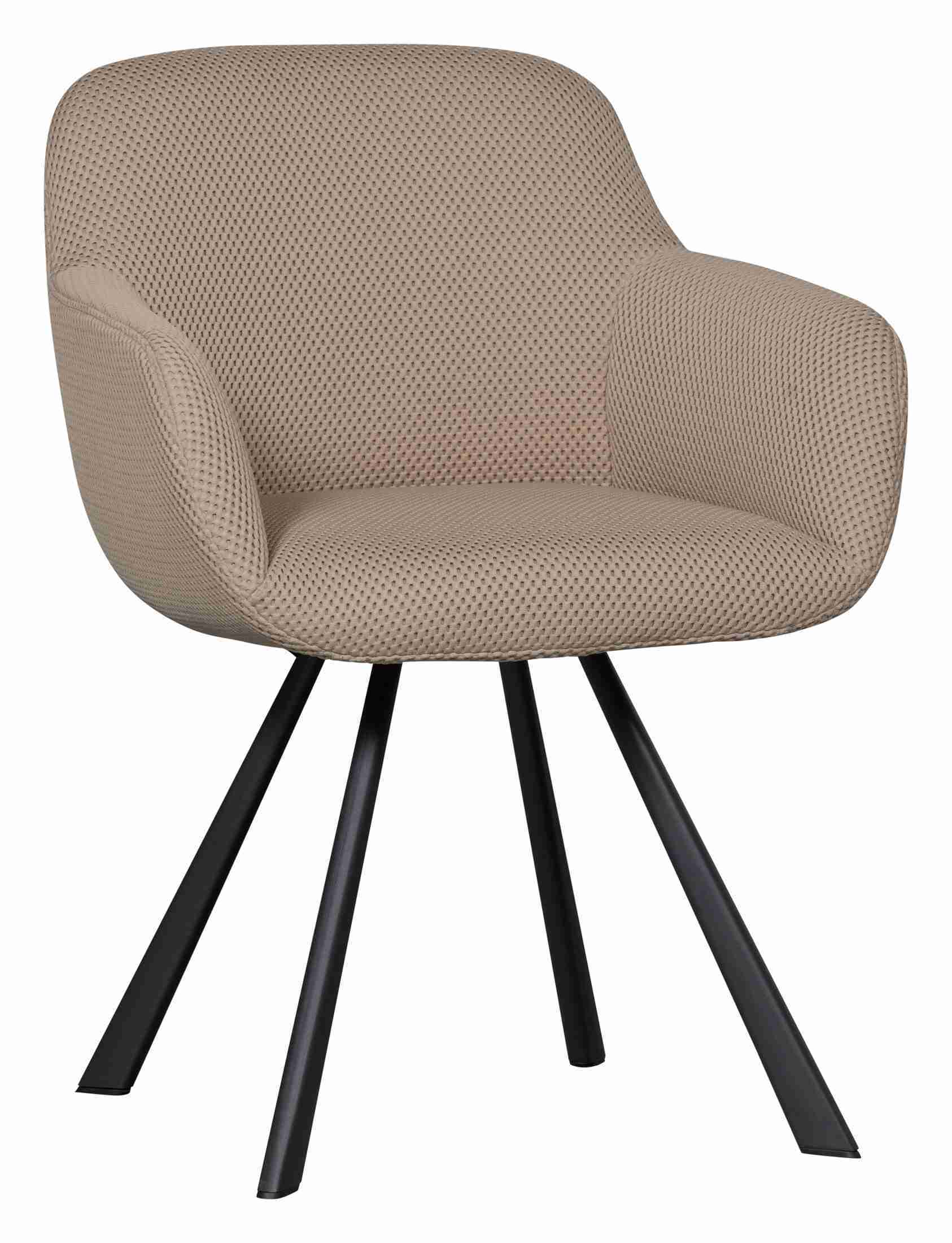 WOOOD Eetkamerstoel 'Juno' Mesh, kleur Naturel