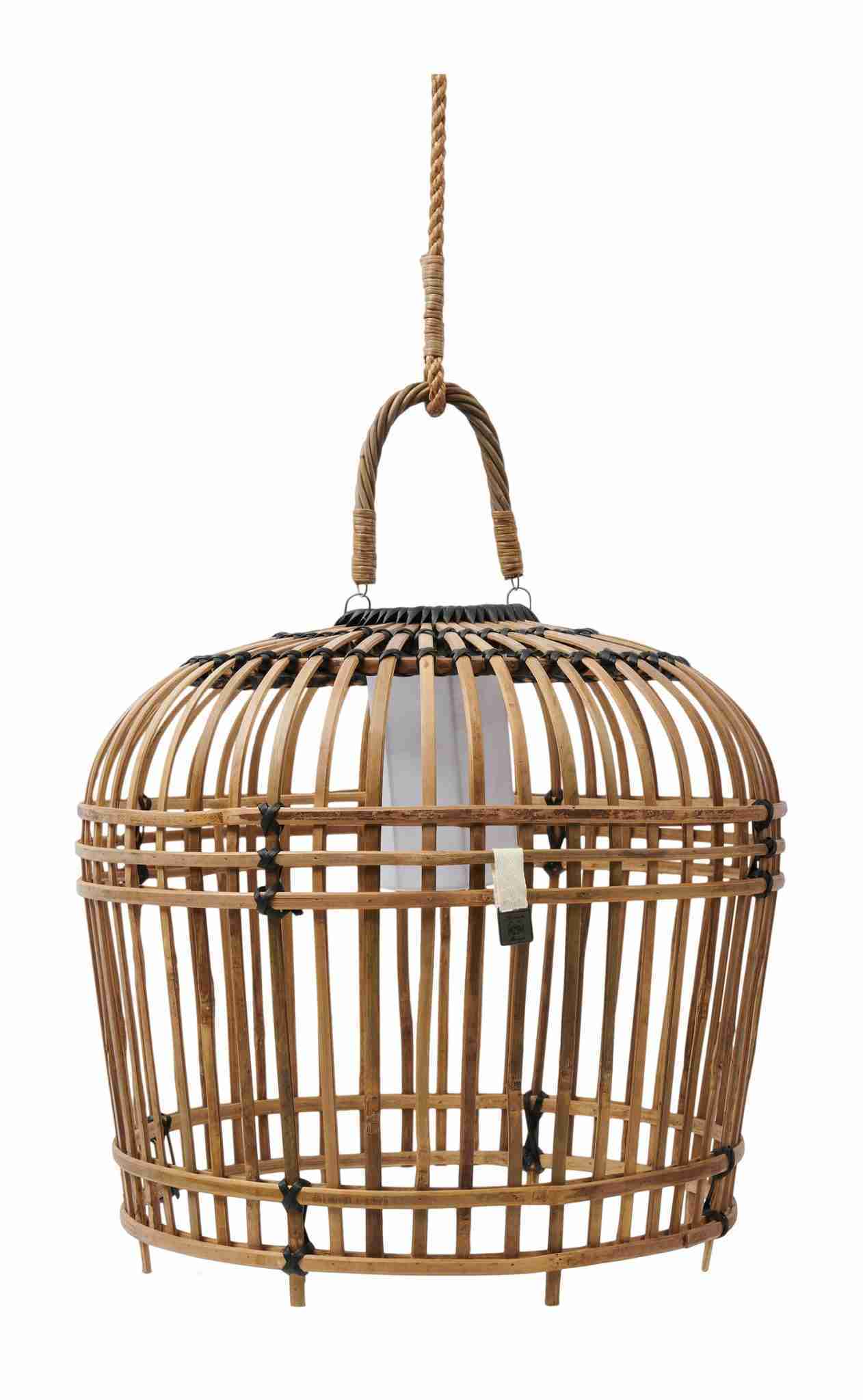 Rivièra Maison Hanglamp 'San Carlos' Bamboe, 61cm