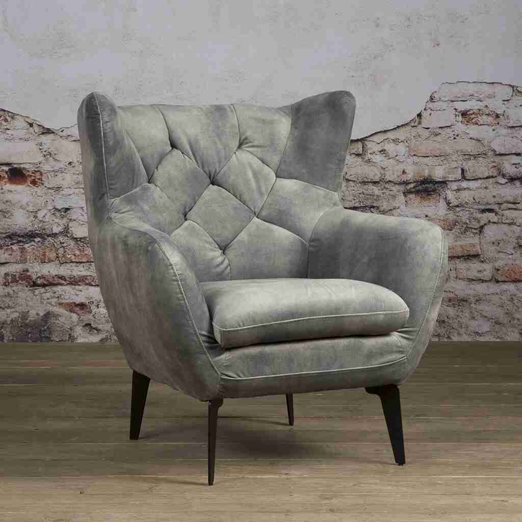 Tower Living Fauteuil 'Bomba', kleur grijs