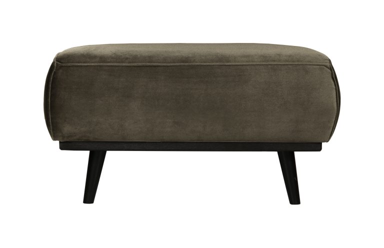 WOOOD Hocker 'Statement' Velvet, kleur Warm Groen