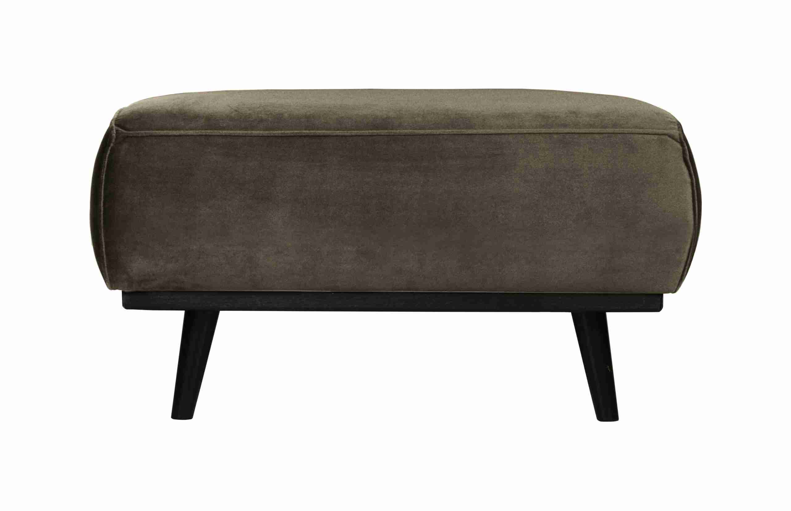 WOOOD Hocker 'Statement' Velvet, kleur Warm Groen