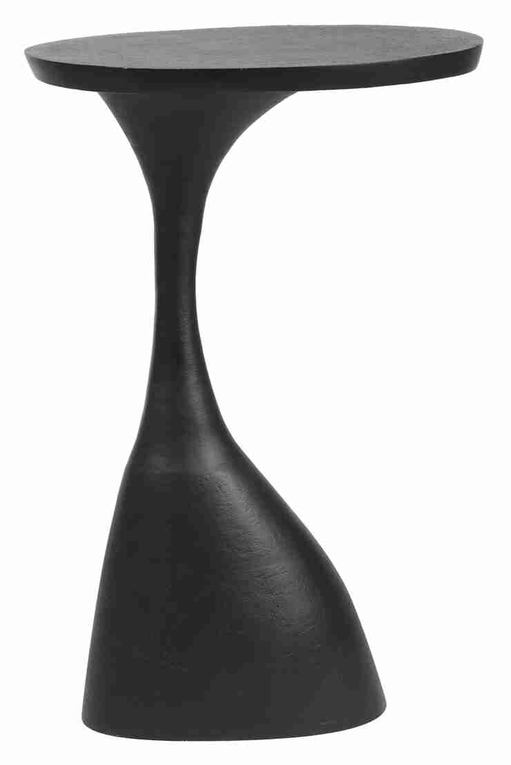Light & Living Bijzettafel 'Macau', kleur Mat Zwart