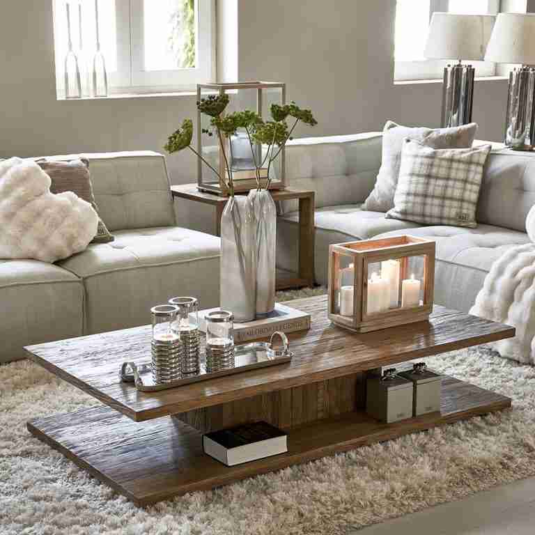 Rivièra Maison Salontafel 'Vermont' Eikenhout, 160 x 80cm