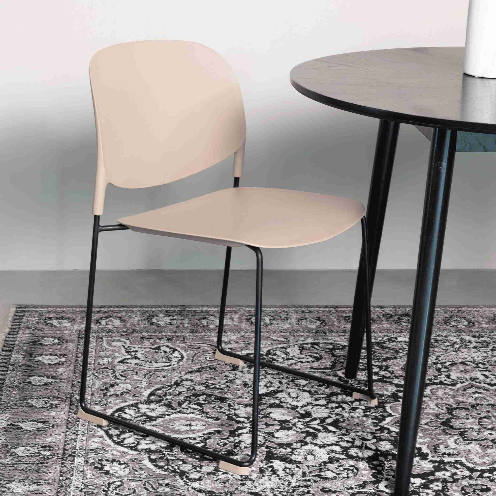 ZILT Eetkamerstoel 'Simon' kleur Beige