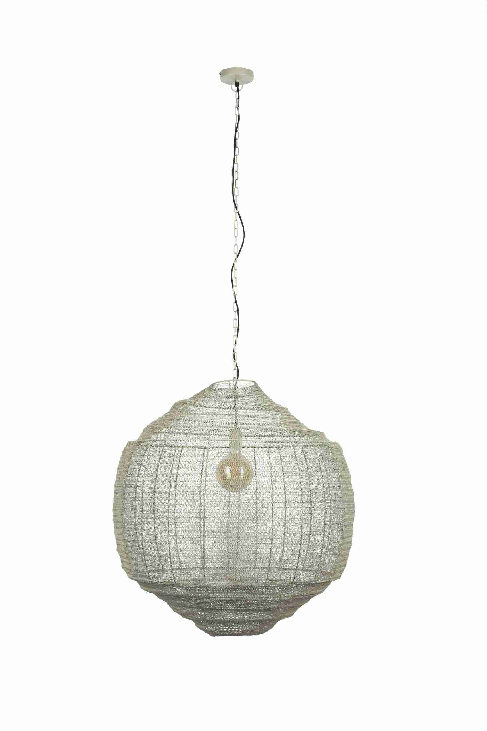 Dutchbone Hanglamp 'Meezan' 70cm, kleur Grijs