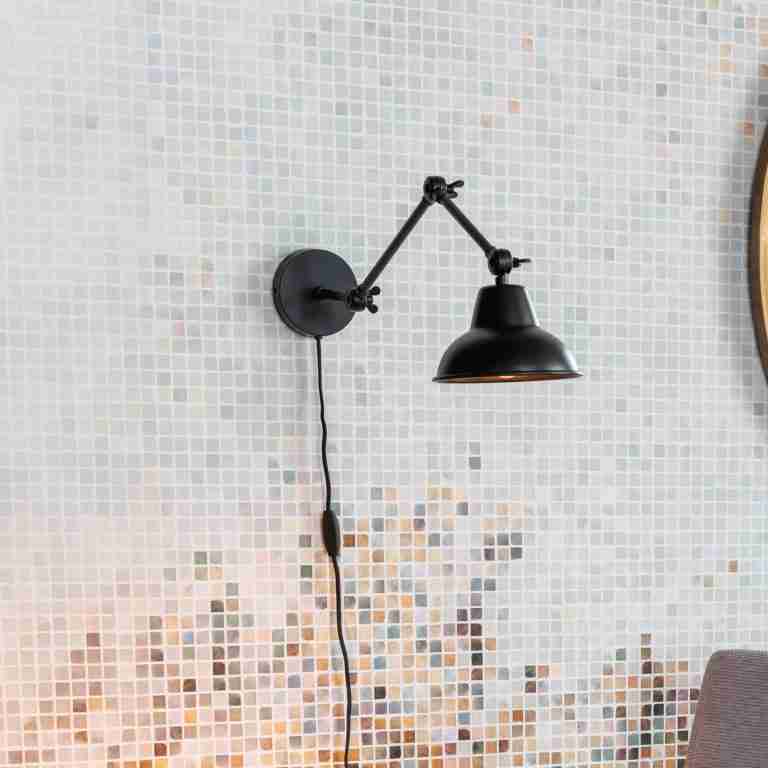 ZILT Wandlamp 'Vardon' kleur Zwart