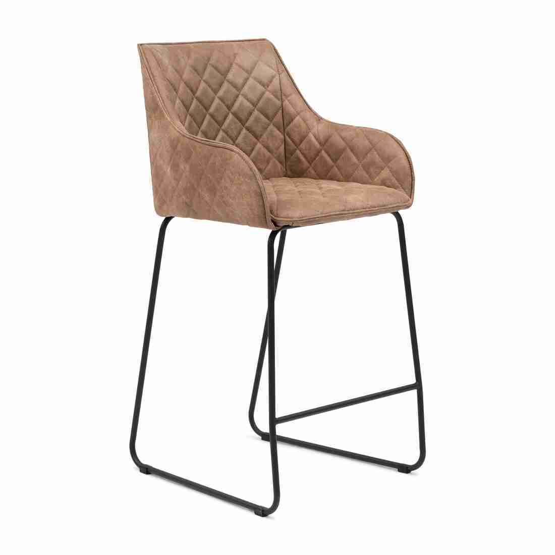 Rivièra Maison Barstoel 'Frisco Drive' Pellini, kleur Camel