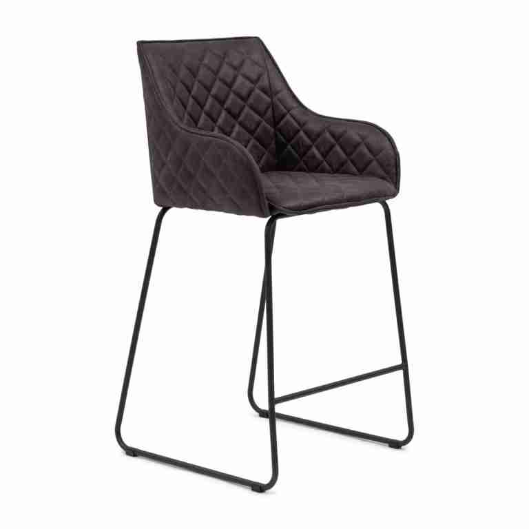 Rivièra Maison Barstoel 'Frisco Drive' Pellini, kleur Espresso