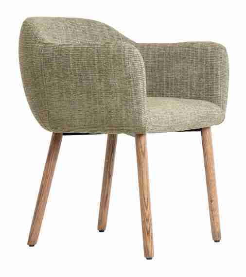 Light & Living Eetkamerstoel 'Blaine' kleur Groen