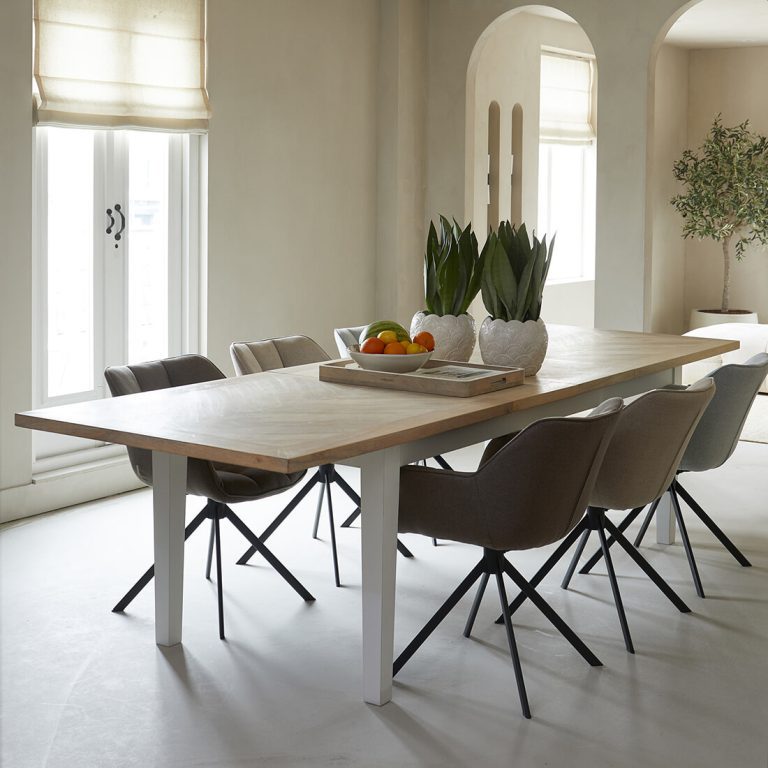 Rivièra Maison Uitschuifbare Eettafel 'Pacifica' Mangohout, 220/265/310 x 100cm