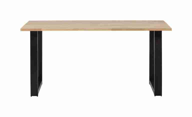 WOOOD Eettafel 'Tablo' met U-poot, 160 x 90cm