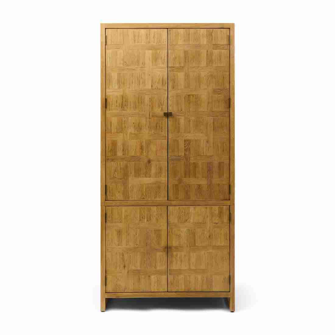 Rivièra Maison Kledingkast Fraser Island Eikenhout, 230 x 110cm - Bruin