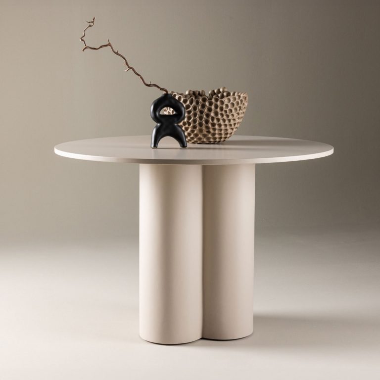 Nohr Ronde Eettafel 'Anh' 110cm, kleur Beige