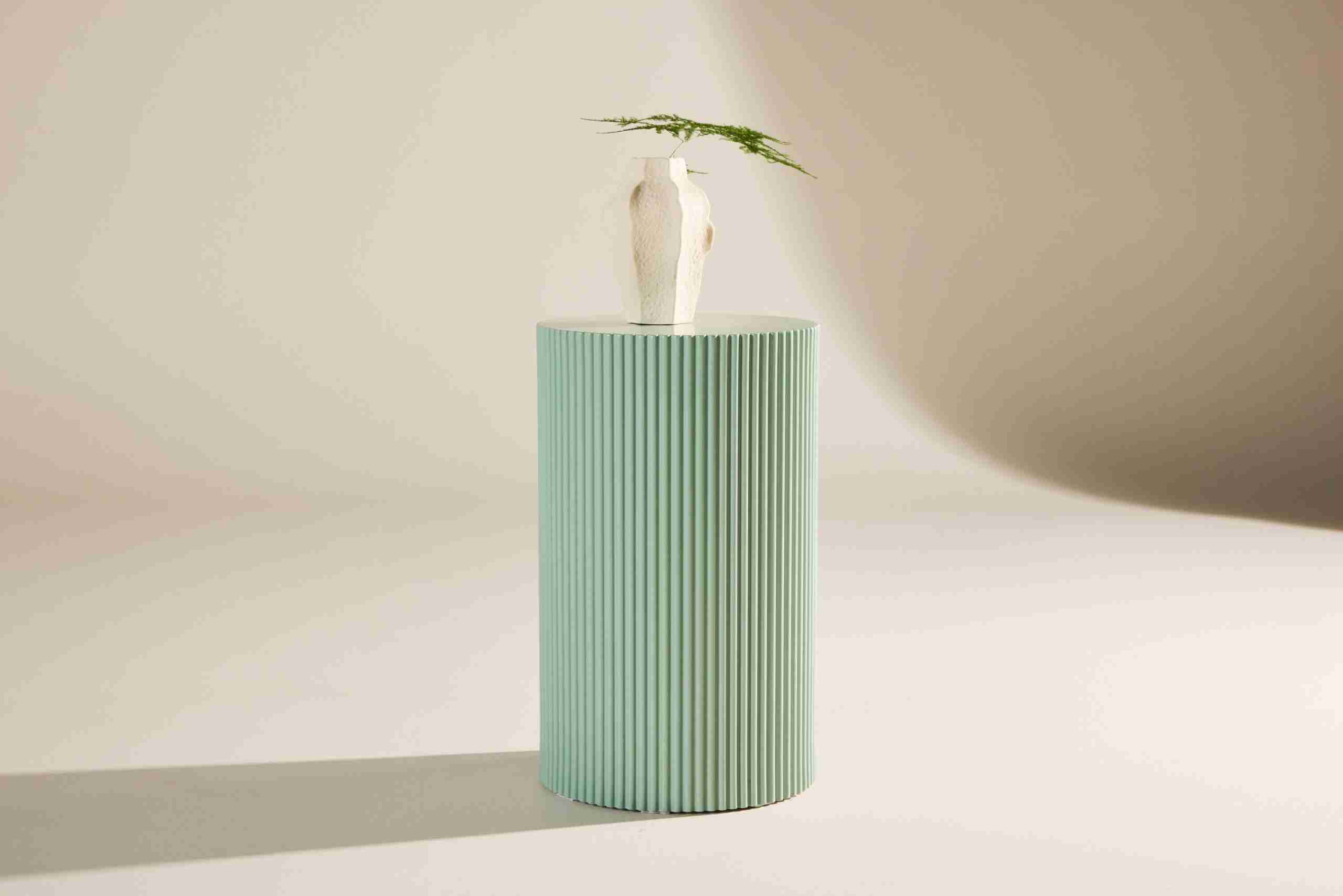 Nohr Ronde Bijzettafel 'Mistina' 30cm, kleur Lichtgroen