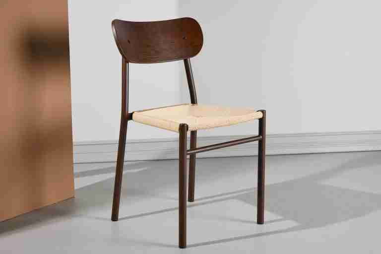 Nohr Eetkamerstoel 'Lakeithia' Rattan, kleur Beige/Mokka