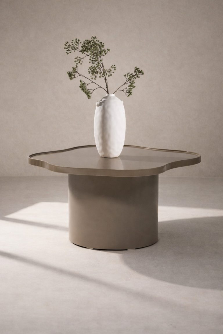 Nohr Organische Salontafel Ilene 90cm - Bruin