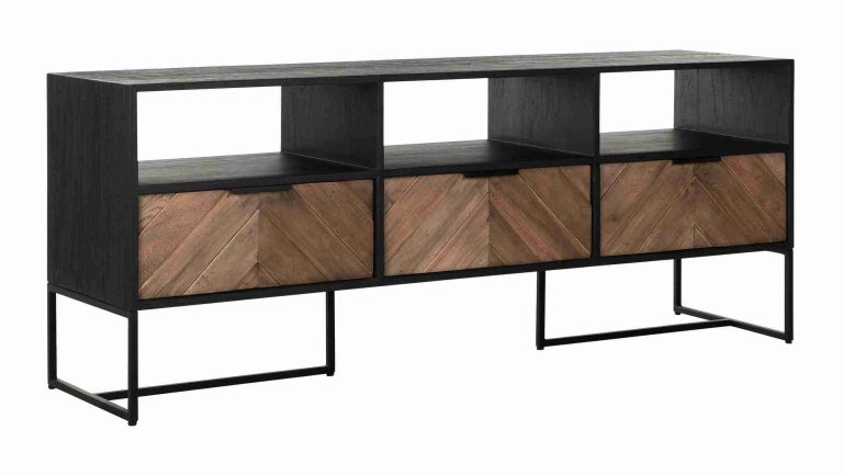 DTP Home TV-meubel 'Criss Cross' Hout en staal, 150cm