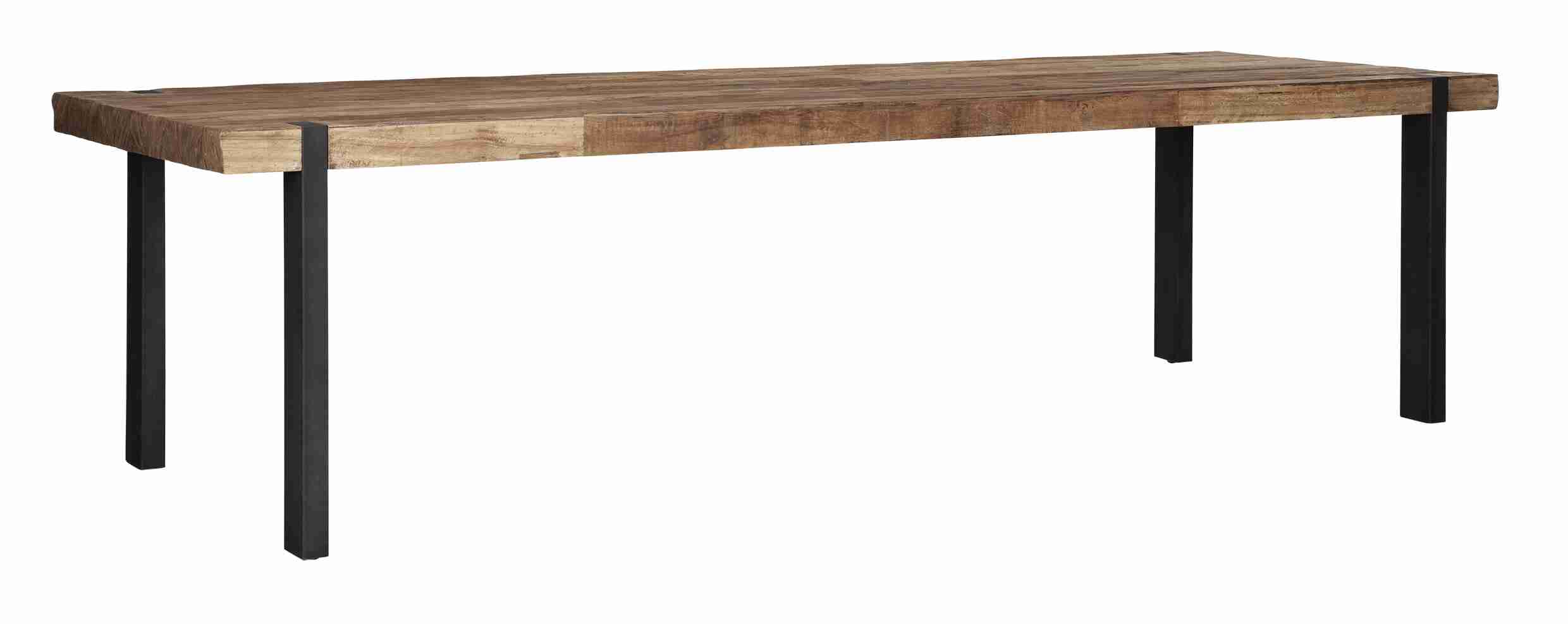 DTP Home Eettafel 'Beam' Teakhout, 300 x 100cm, kleur Naturel