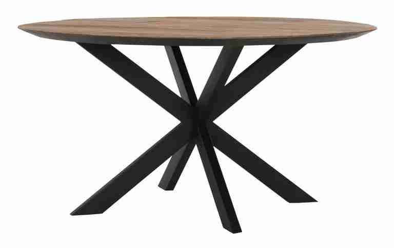 DTP Home Ronde Eettafel 'Shape' Teakhout, 150cm, kleur Naturel