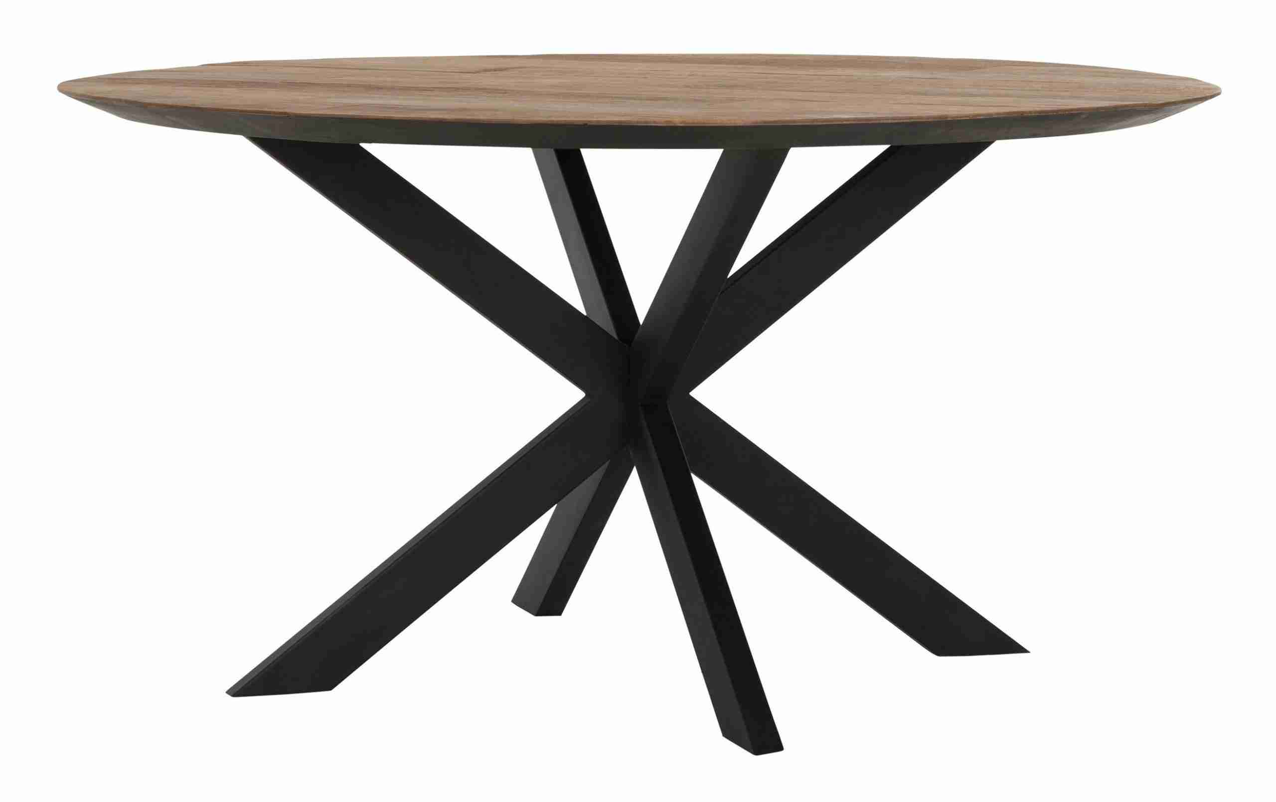 DTP Home Ronde Eettafel 'Shape' Teakhout, 150cm, kleur Naturel