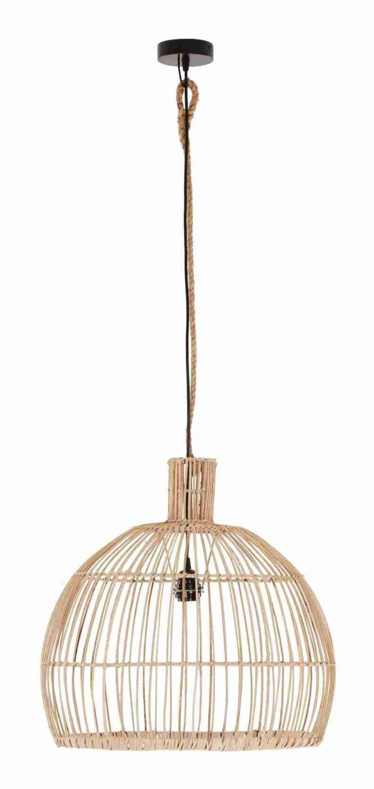 MUST Living Hanglamp 'Las Salinas' Rotan, 50cm, kleur Naturel