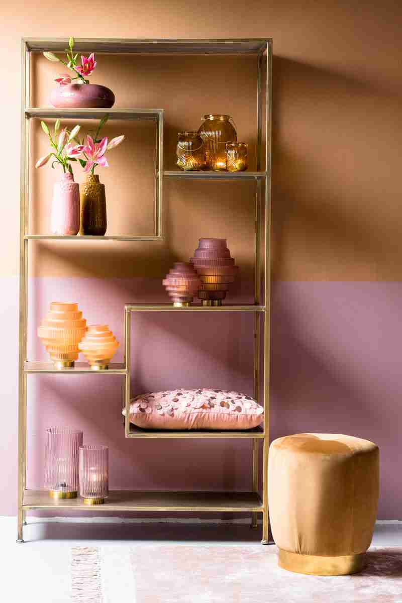 Light & Living Wandkast 'Yvana' 200 x 101cm, kleur Antiek Goud