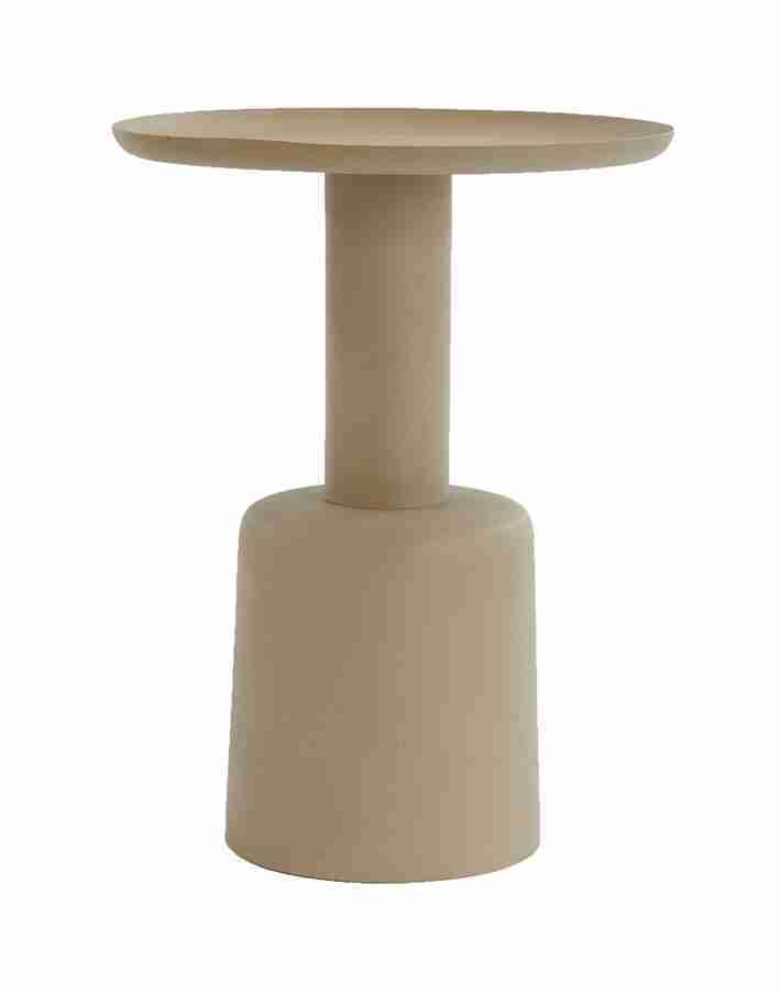 Light & Living Ronde Bijzettafel 'Milaki' Ø39cm, kleur Bruin