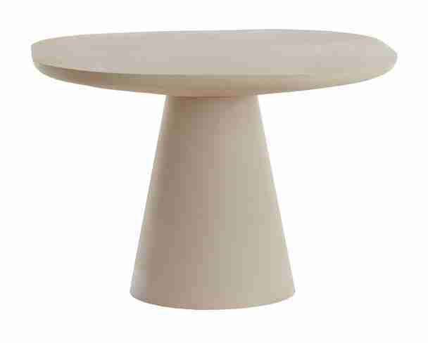 Light & Living Bijzettafel 'Abala' 60cm, kleur Mat Crème